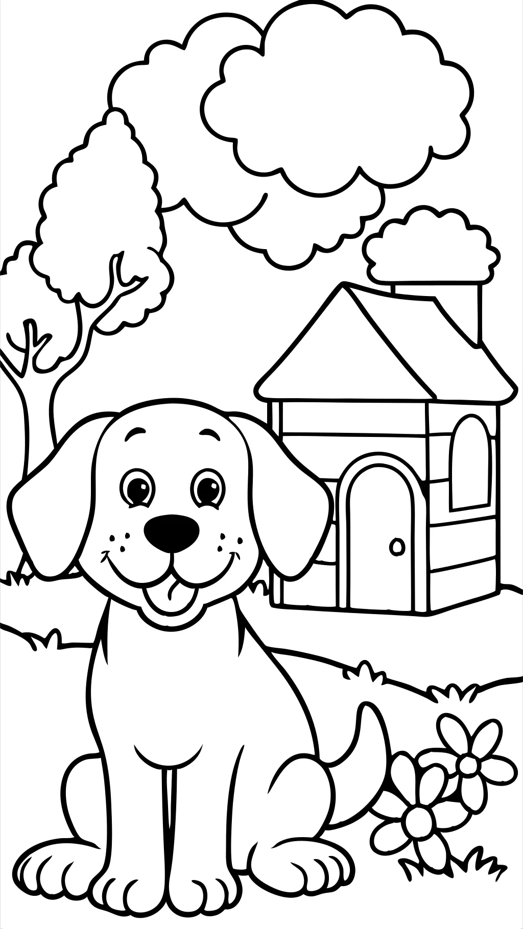 coloriage de Clifford the Big Red Dog